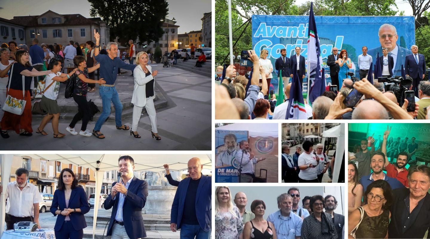 Immagine per Comunali a Gorizia, feste e ultimi appelli dei 7 candidati sindaco